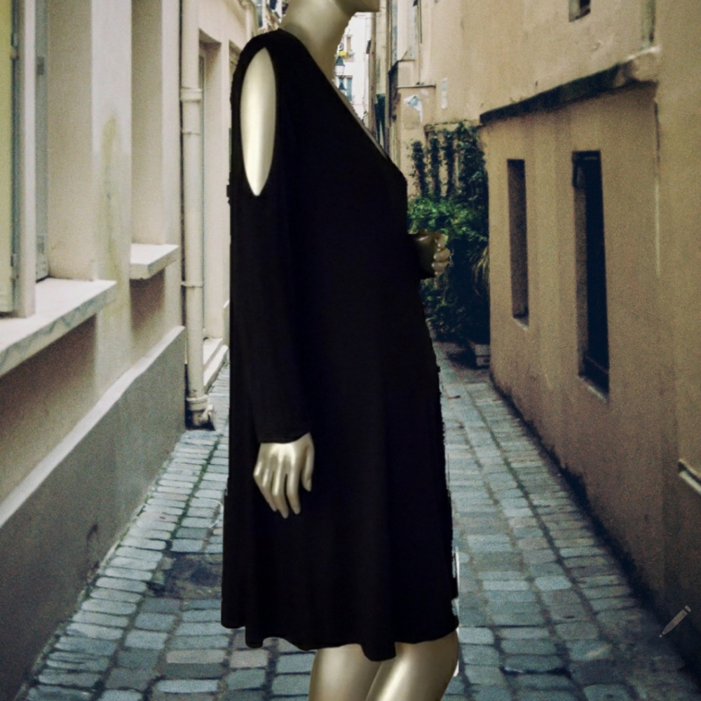 Robert Michaels cute summer cold shoulder dress - Picture 3 of 5